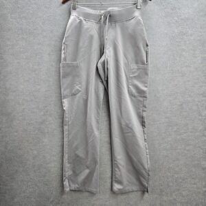 Mandala Women Scrub Pants P XS Gray Jogger Equa-Tek‎ 26" Inseam